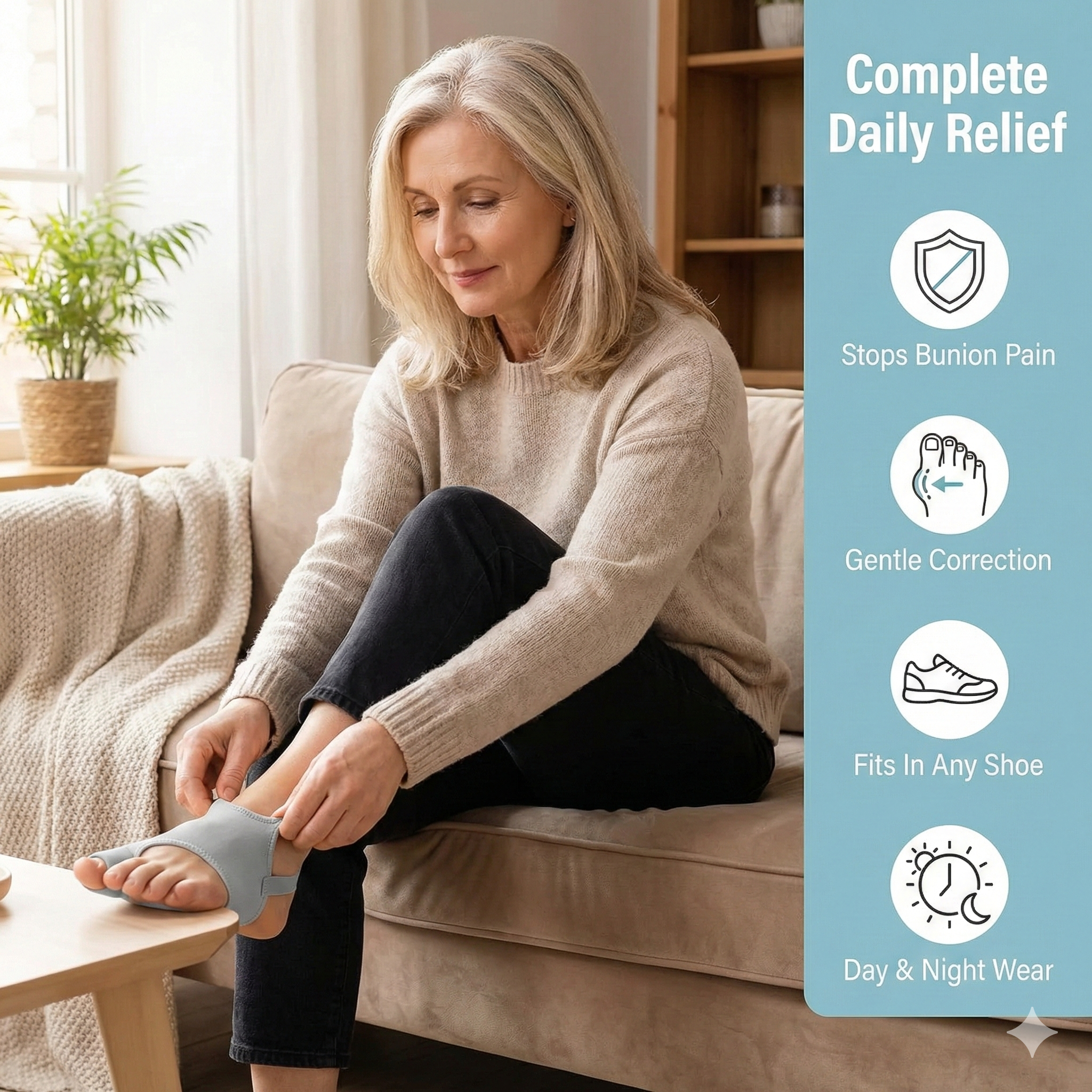 StrideRelief Soft-Tension Alignment Socks