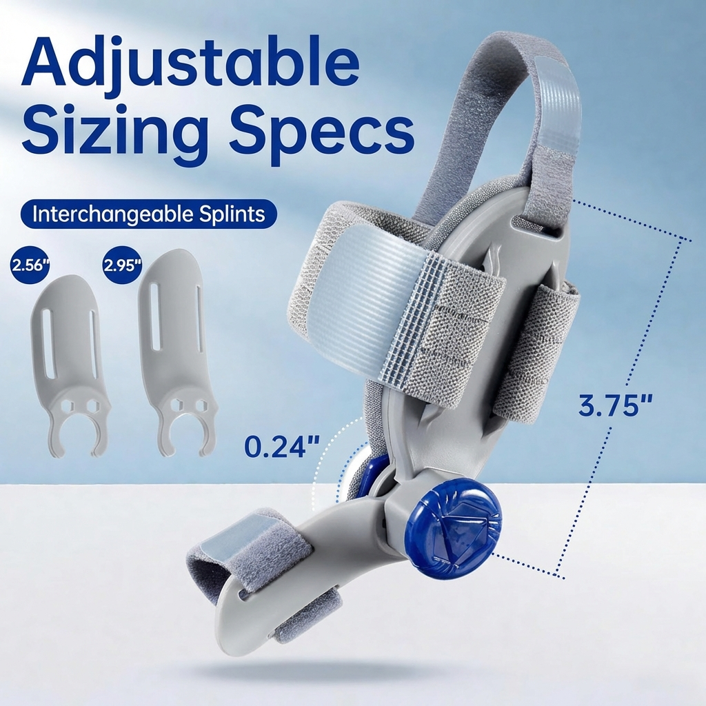 BunionDefense™ Pro: Adjustable Orthopedic Splint (With Knob-Technology)