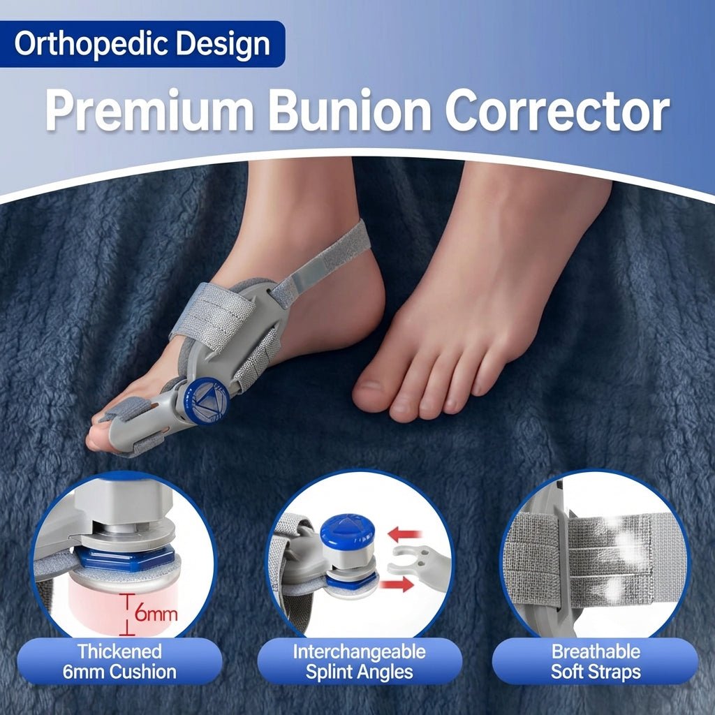 BunionDefense™ Pro: Adjustable Orthopedic Splint (With Knob-Technology)